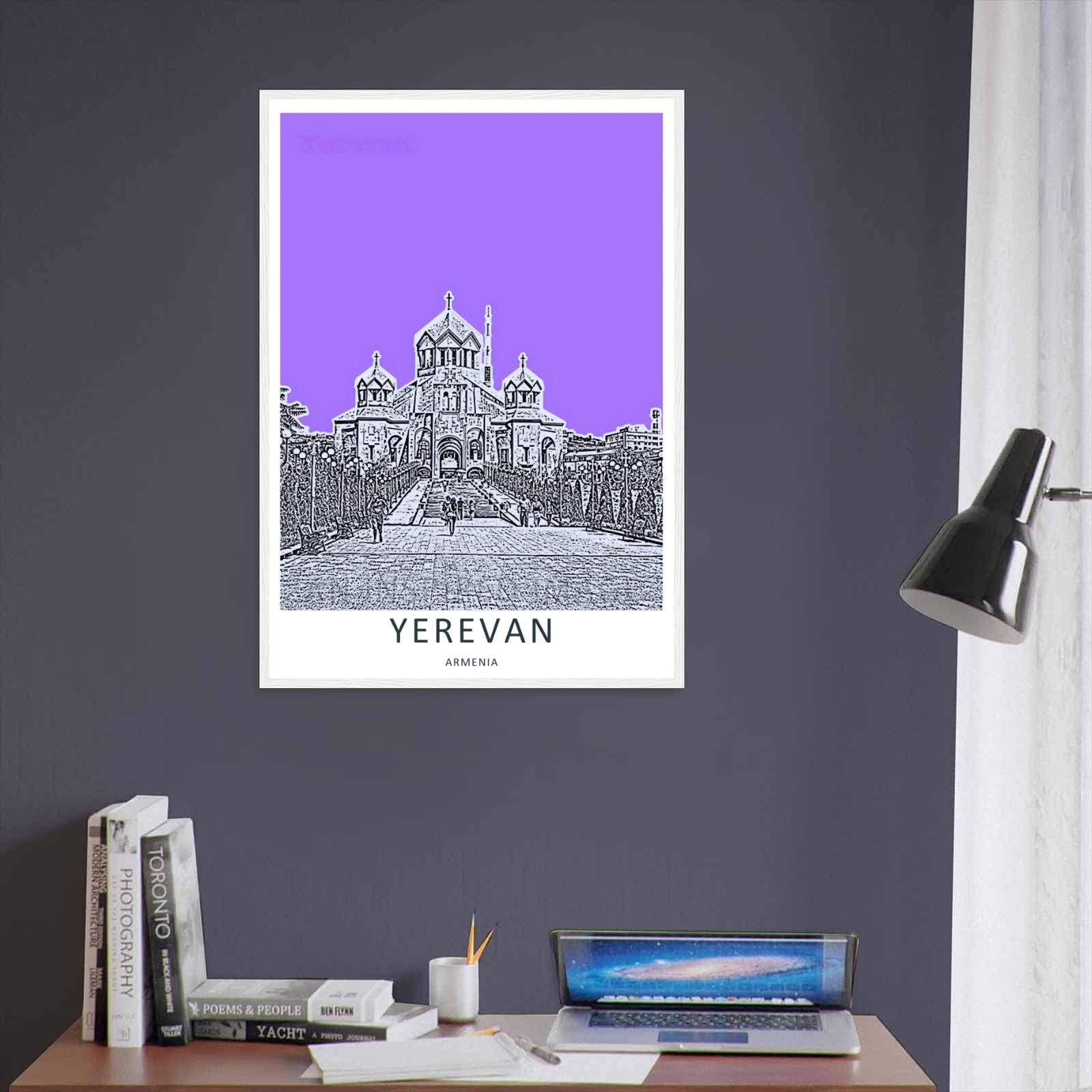 Yerevan Armenia City Print: Saint Gregory the Illuminator Cathedral Art-1
