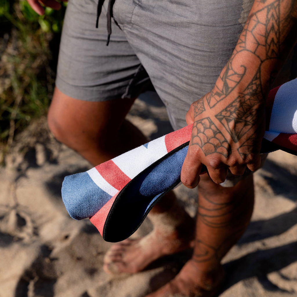 Hawaiian Flag Anywhere Towel (Ka Hae Hawai'i)-2