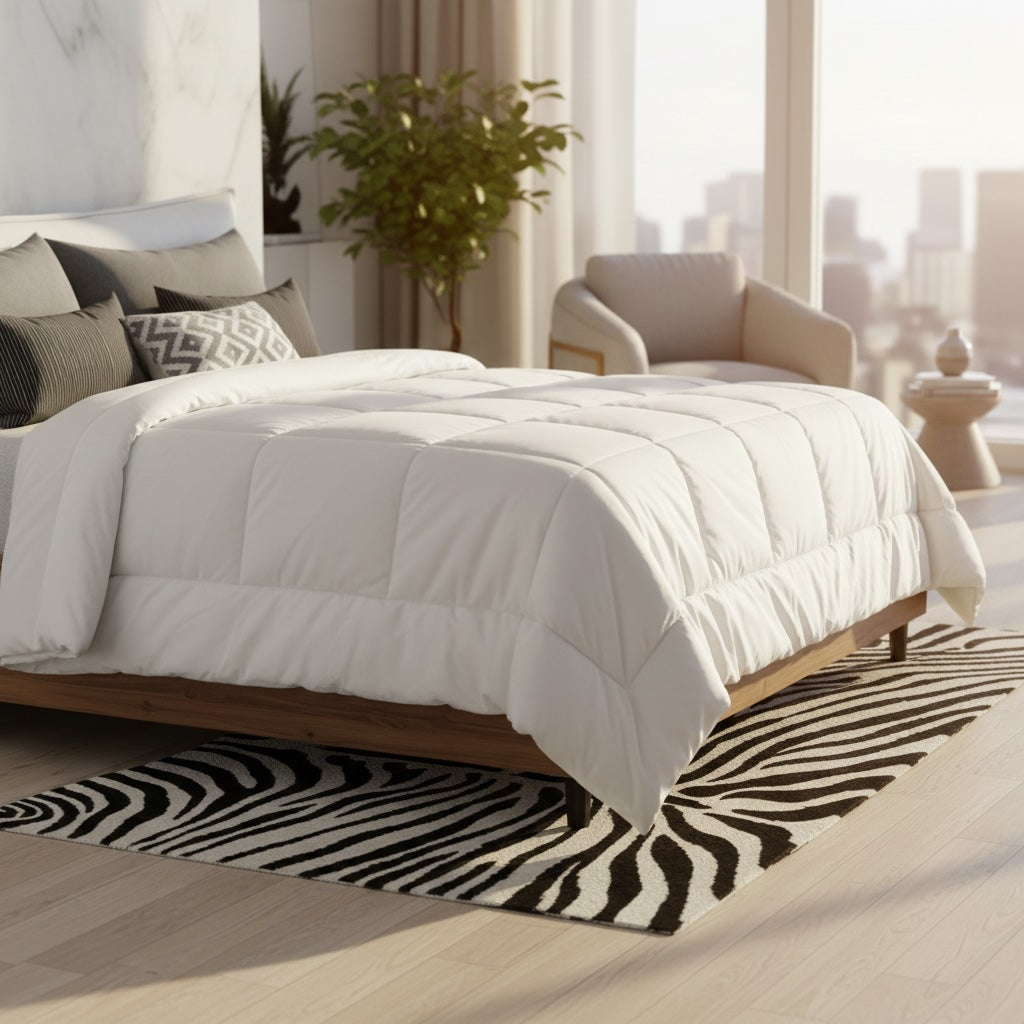 GLC Collection Light Weight Duvet Inserts Baffle Box Design-0