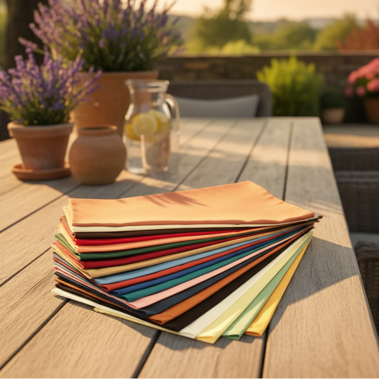 MJS 100% Spun Polyester 1 PLY Table Linens Napkins-0
