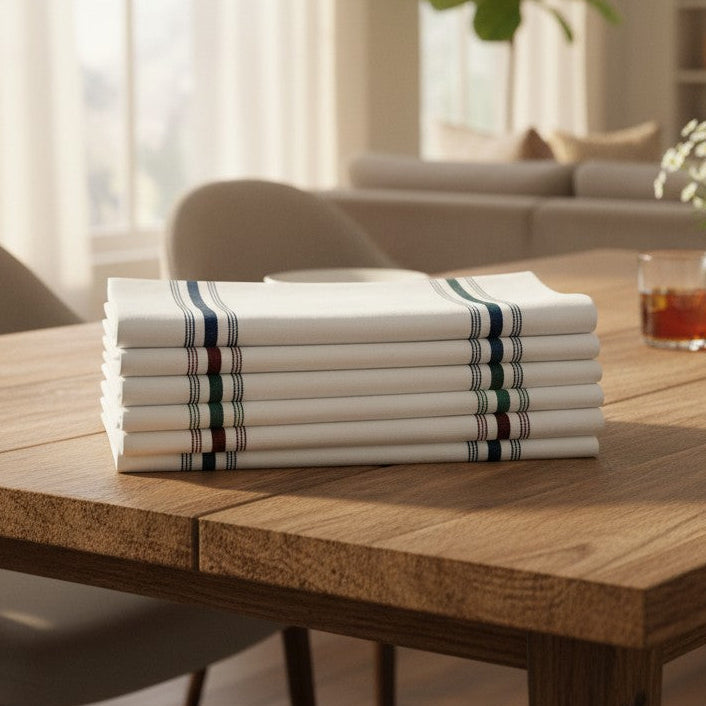 MJS 100% Spun Polyester 2 PLY Table Linens Napkins-37