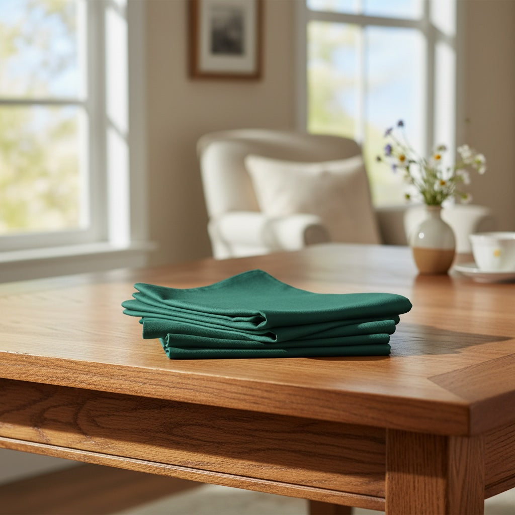 MJS 100% Spun Polyester 1 PLY Table Linens Napkins-6