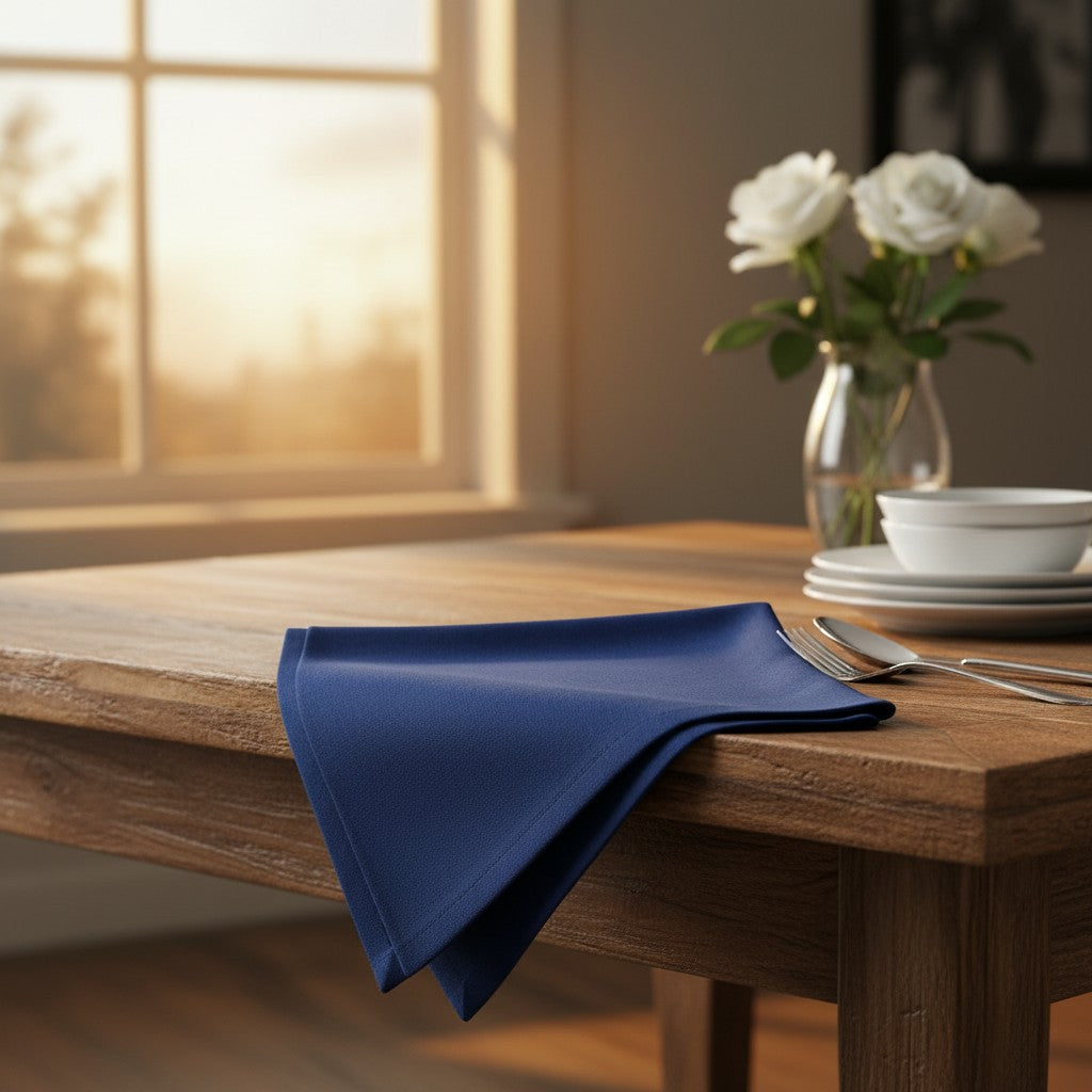 MJS 100% Spun Polyester 2 PLY Table Linens Napkins-10
