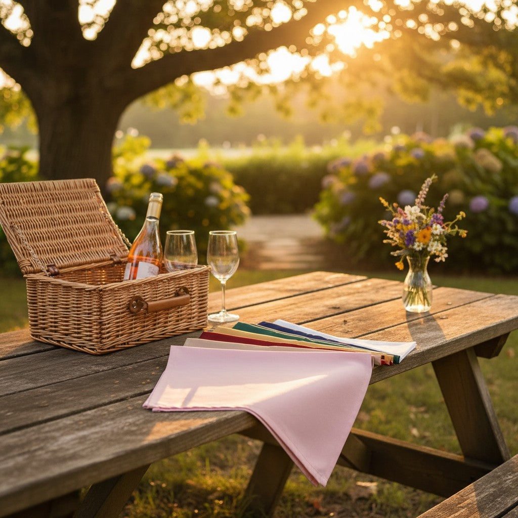 MJS 100% Spun Polyester 2 PLY Table Linens Napkins-15