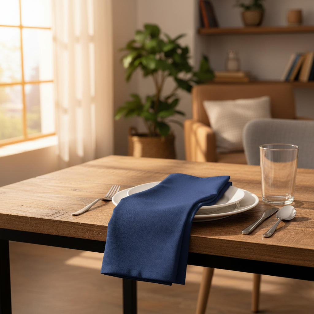 MJS 100% Spun Polyester 1 PLY Table Linens Napkins-9