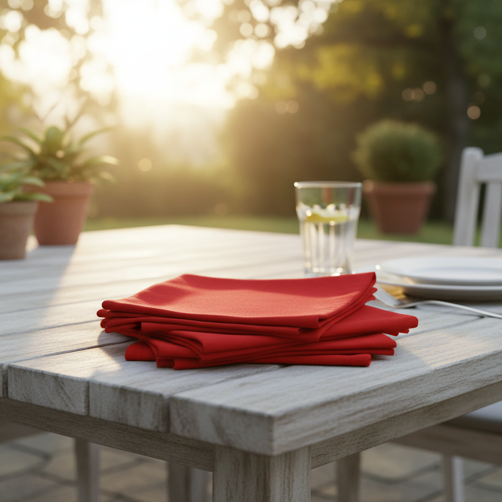 MJS 100% Spun Polyester 1 PLY Table Linens Napkins-10