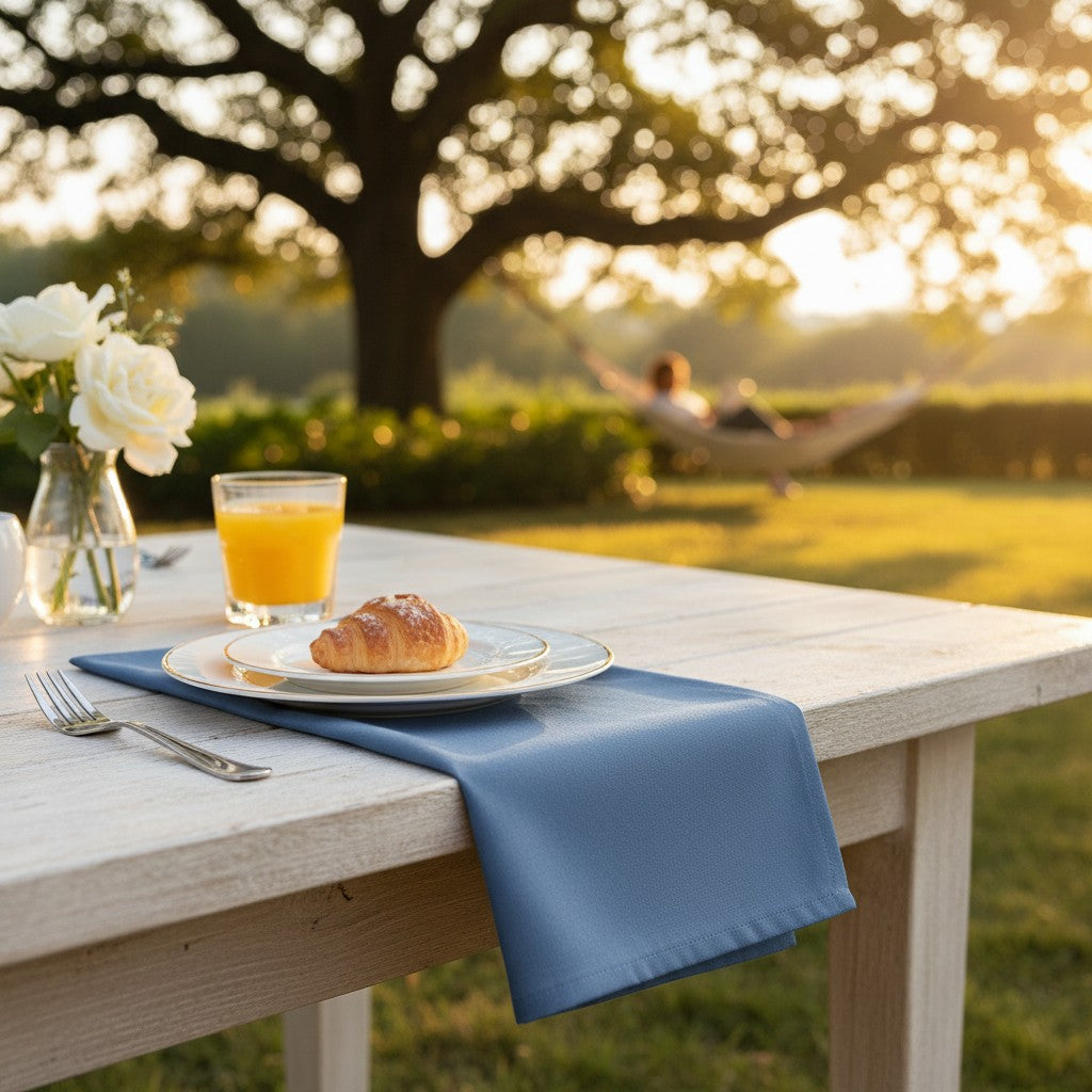 MJS 100% Spun Polyester 2 PLY Table Linens Napkins-27