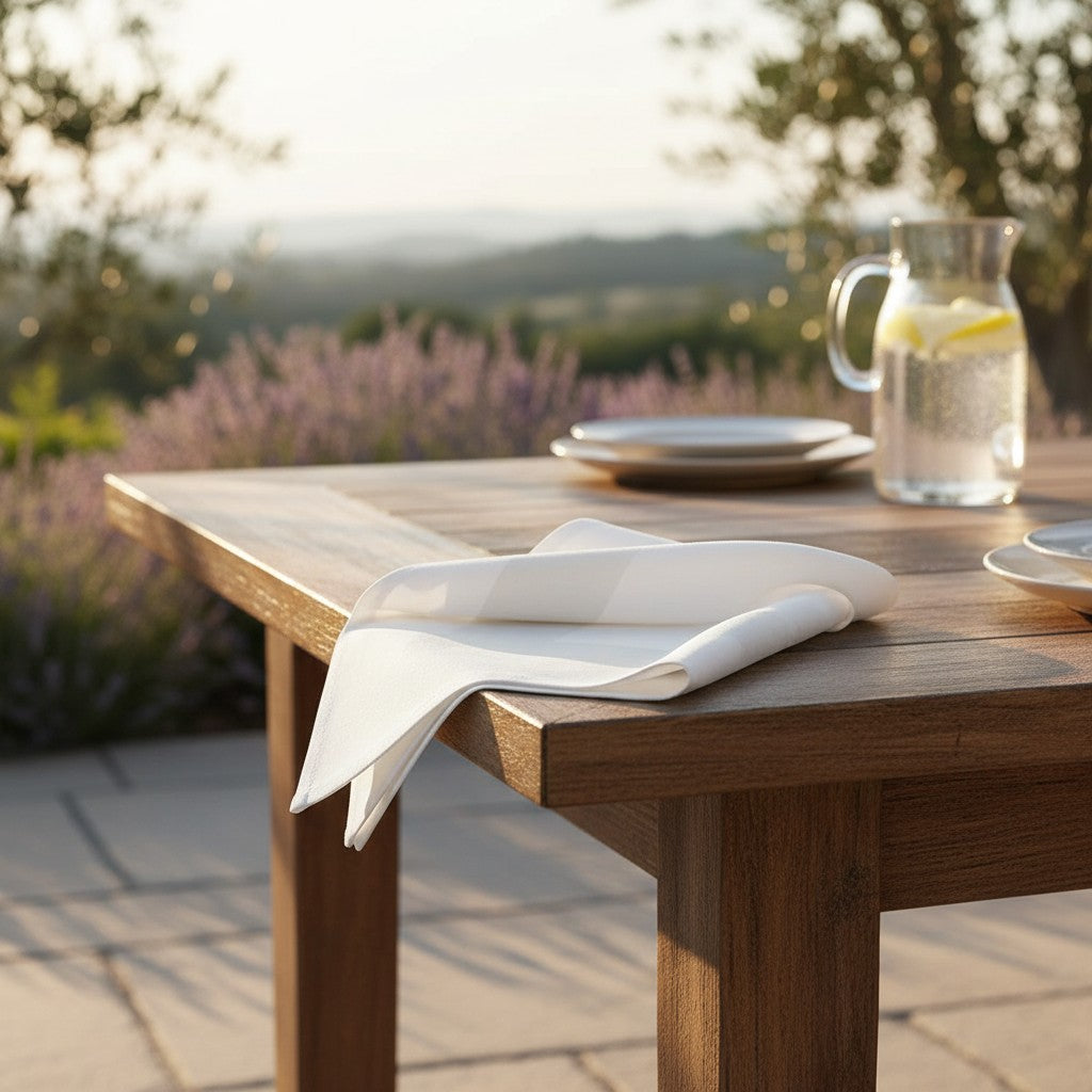 MJS 100% Spun Polyester 2 PLY Table Linens Napkins-32