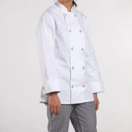 Cotton Twill Women Chef Coat-2