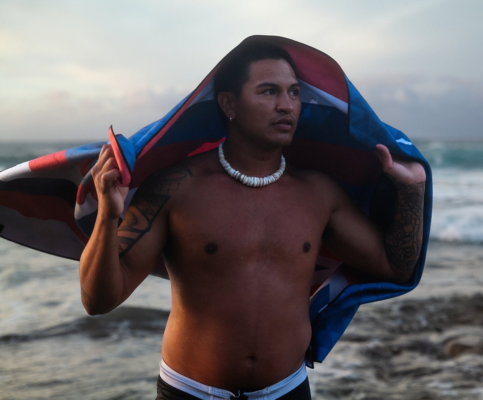 Hawaiian Flag Anywhere Towel (Ka Hae Hawai'i)-1